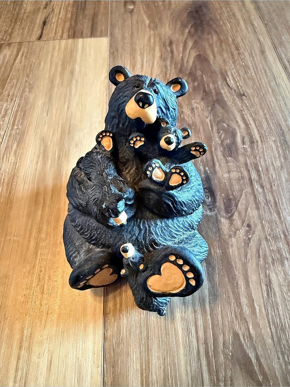 Bearfoots Big Sky Carvers Bear Family Bear Family Figurine Black & Brown